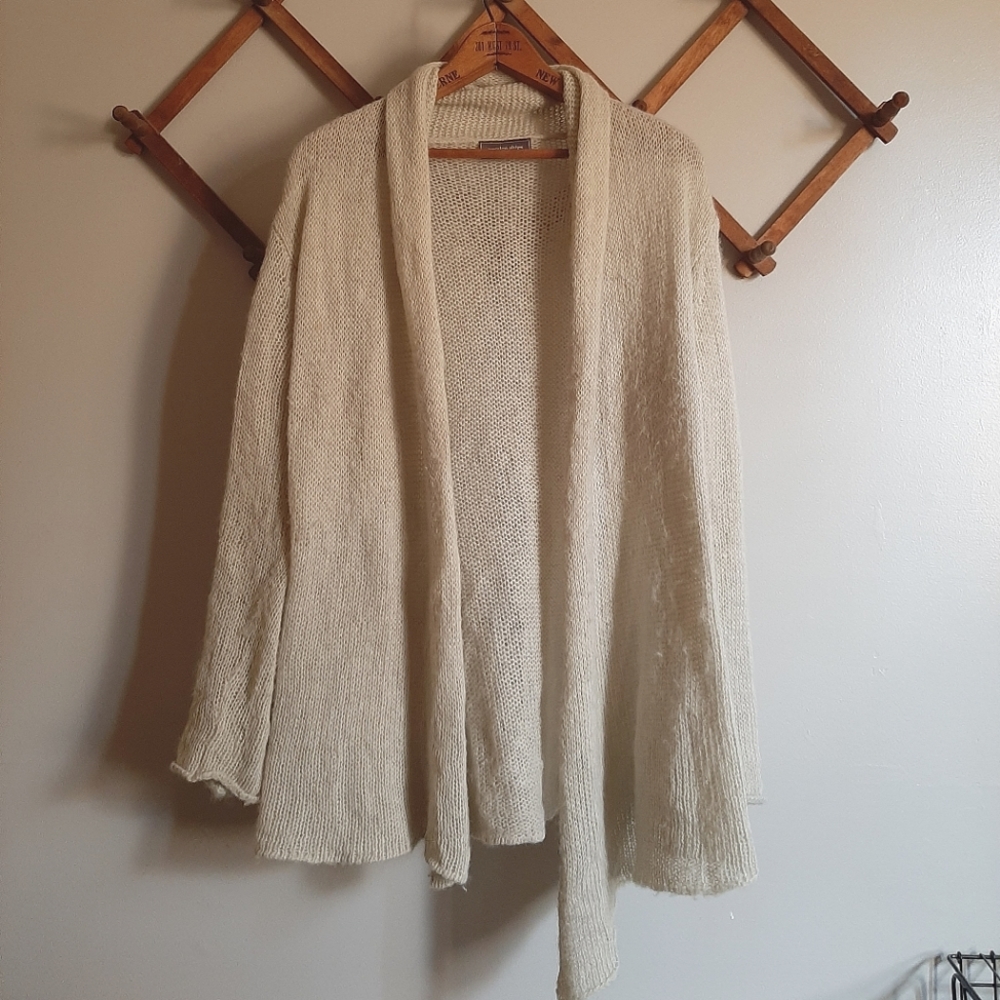 Wooden Ships Paola Buendia Mohair Wool Cardigan Cozy Travel